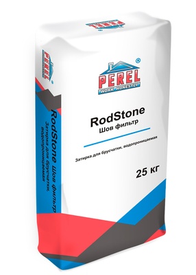 Затирка для брусчатки водопроницаемая Perel «RodStone - Шов-фильтр», белый, 25 кг